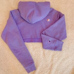 Champion cropped hoodie